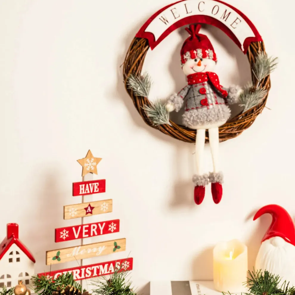 Karaca Home New Year Christmas Wreath, 45cm, Multi