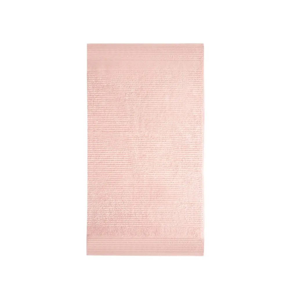 Karaca Home Rachel 100% Cotton Shower Towel, 70cmx140cm, Light Rose