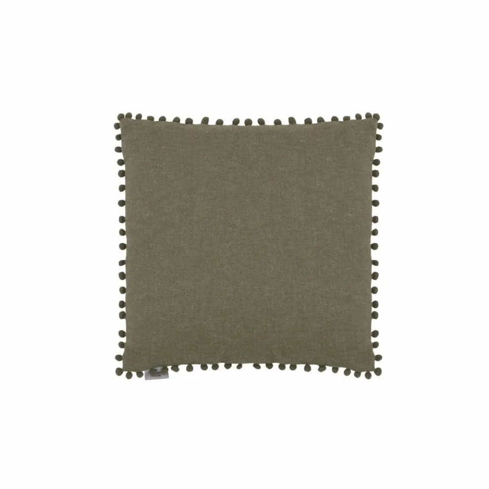 Karaca Home Reneta Filled Cushion, 43cmx43cm, Khaki