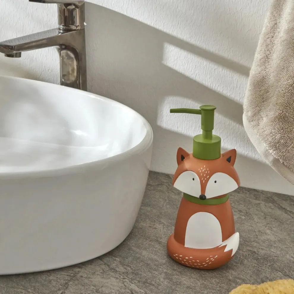 Karaca Home Sammy Fox Liquid Soap Pump, 9cmx18cm, Multi