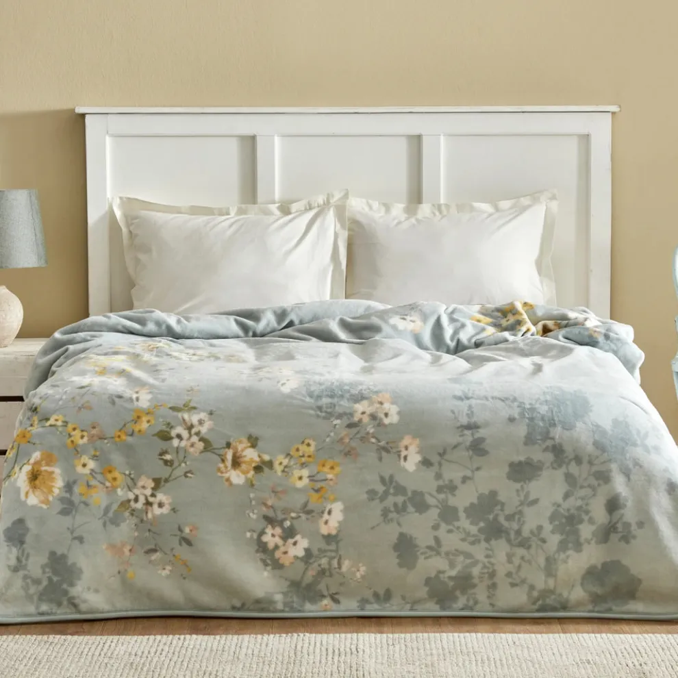 Karaca Home Silva Spanish Blanket, Double, Mint