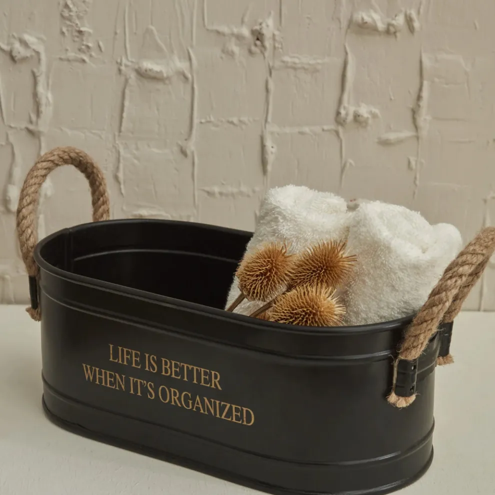 Karaca Home Sylvia Organizer, 28cm, Black