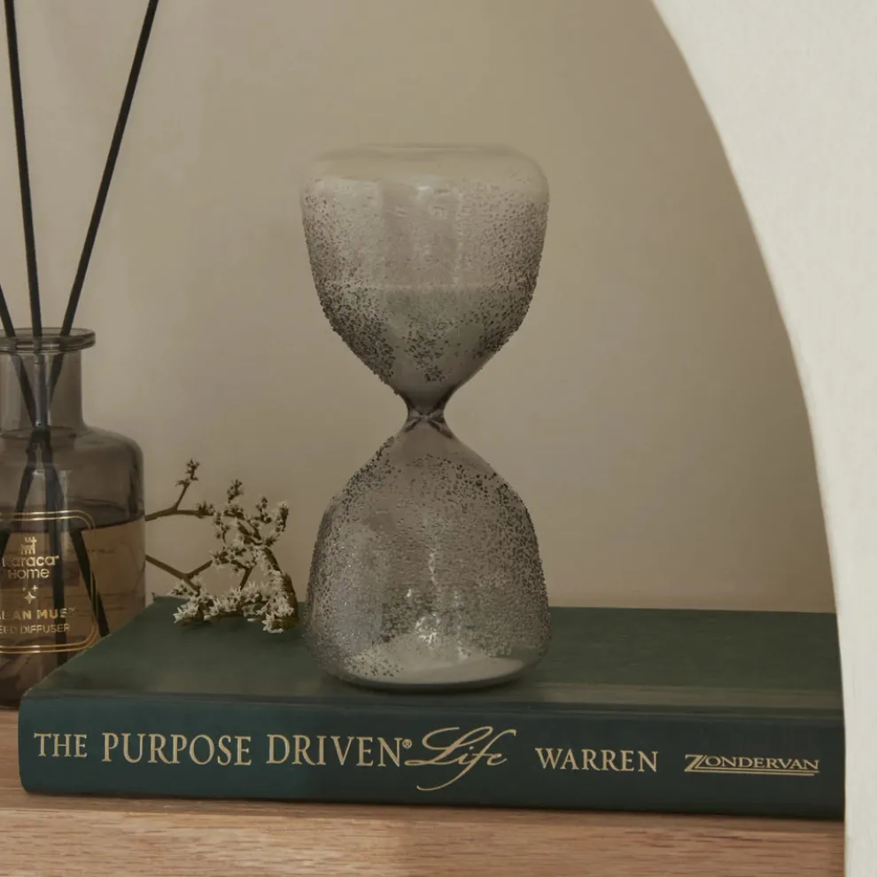 Karaca Home Trigon 10 Min. Hourglass, 7.3x15.5cm, Grey