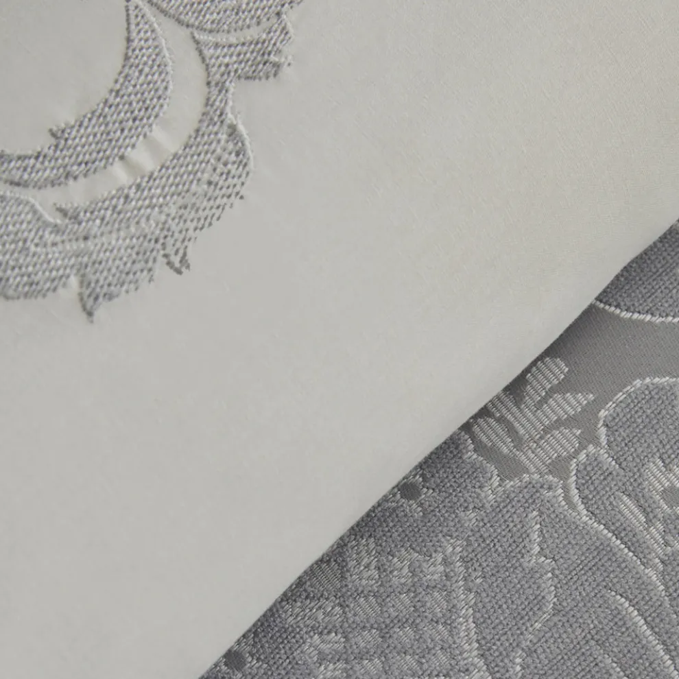 Karaca Home Tugba 8-Piece Bedding Set, Double, Silver