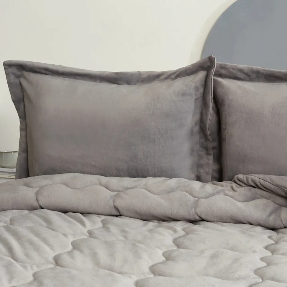 Karaca Home Viny Soft Dream Comfort Bedding Set Old, Double, Anthratice