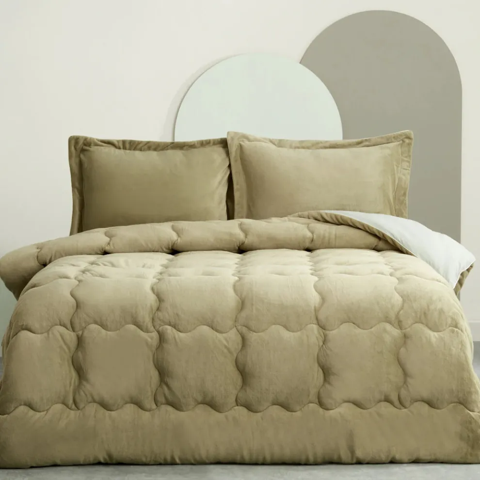 Karaca Home Viny Soft Dream Comfort Bedding Set Old, Double, Green