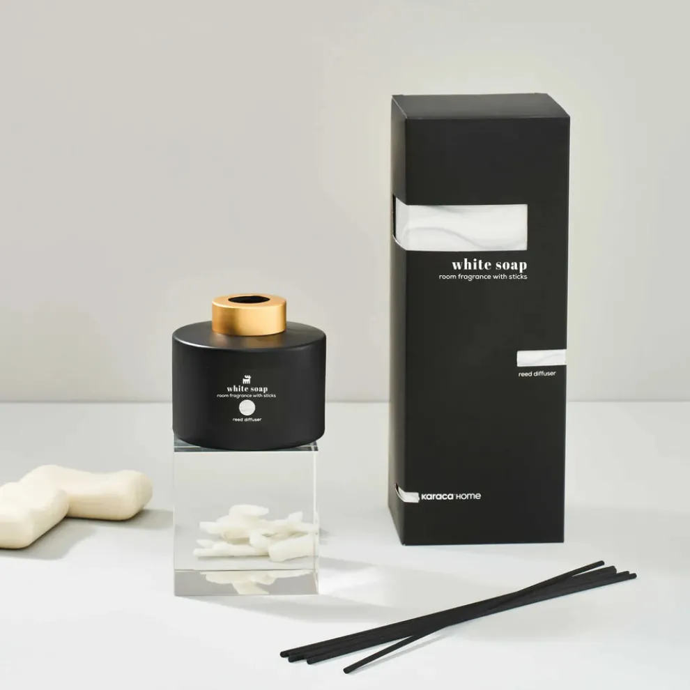 Karaca Home White Soap Reed Diffuser, 160ml, Multi