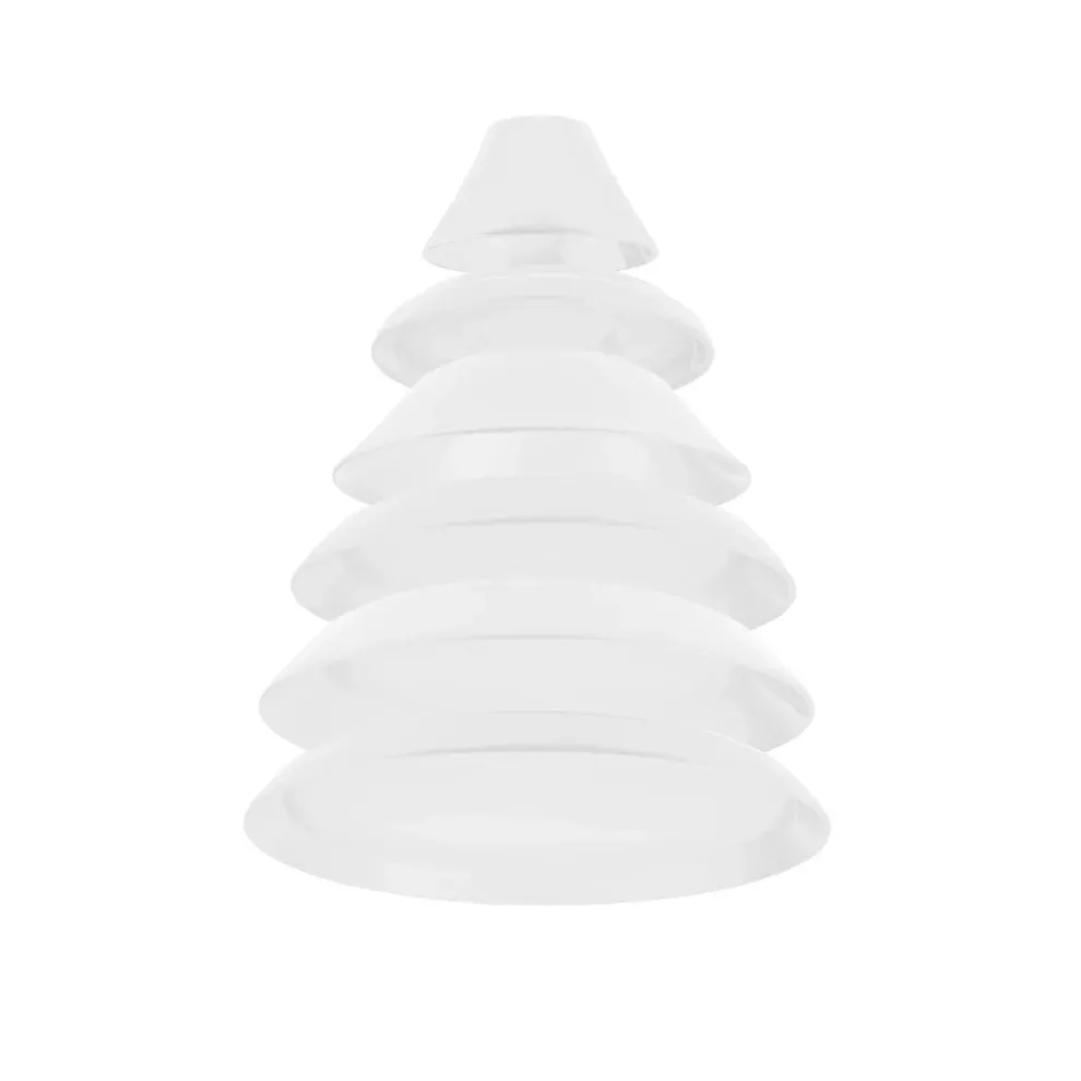 Karaca Hussein Chalayan Digital 6-Piece Fine Pearl Dinner Set, White