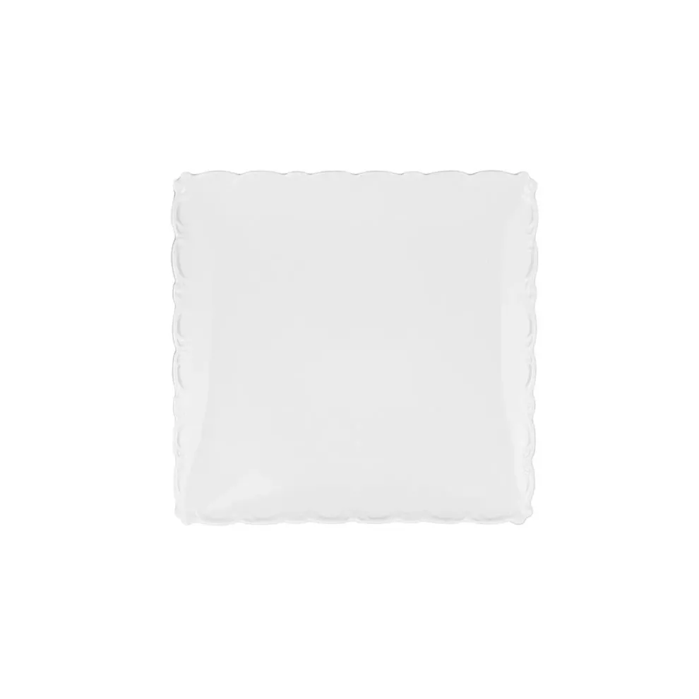 Karaca Ivy Porcelain Dinner Plate, 25cmx25cmx2.2cm, White