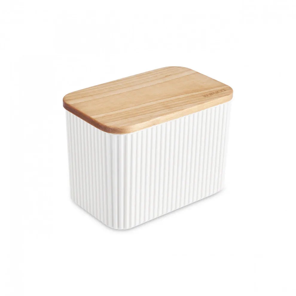 Karaca Massimo Storage Container, 1L, Cream