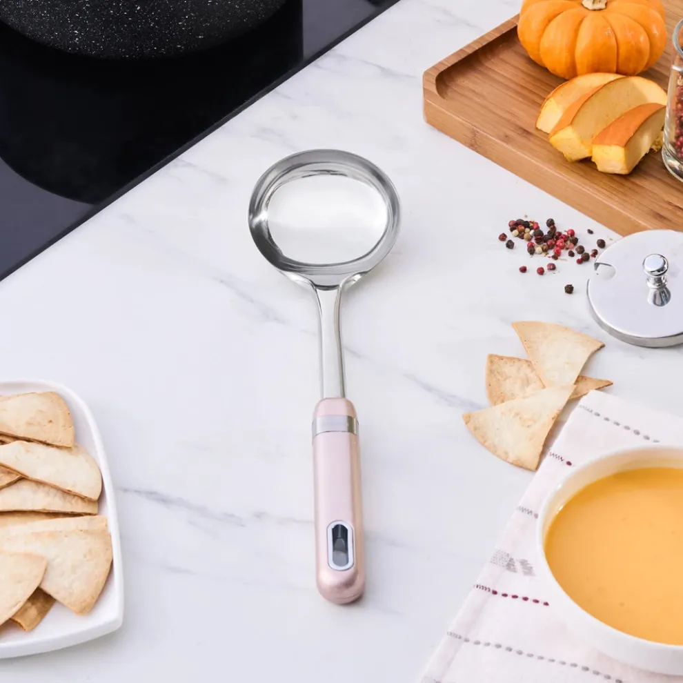 Karaca Mastermaid Stainless Steel Ladle, Rose Gold