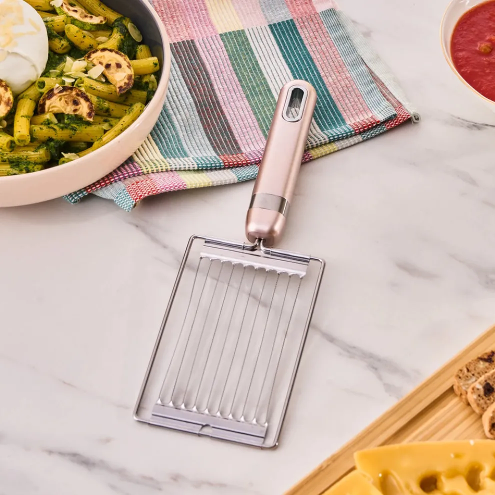 Karaca Mastermaid Stainless Steel Slicer, 24x7.7cm, Rose Gold