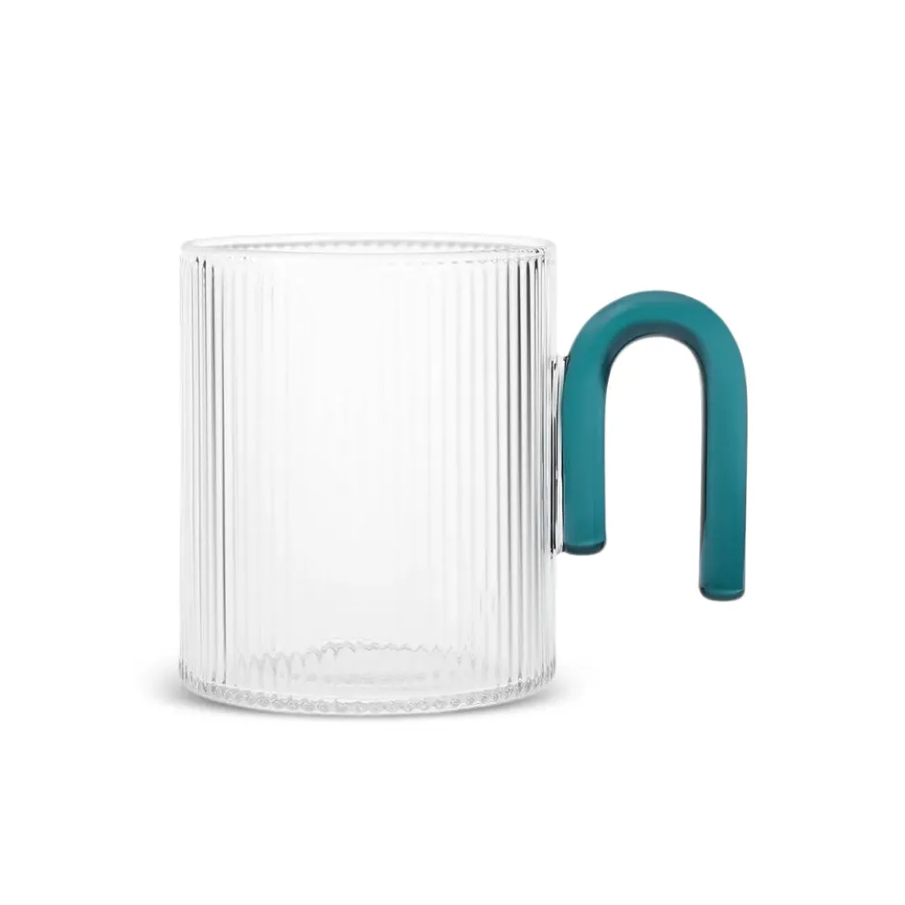 Karaca Miracle Glass Mug, 320ml, Green