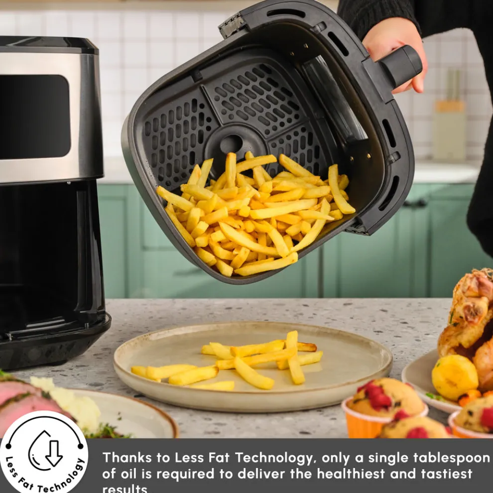 Karaca Multifry Air Fryer, 6,5L, 1700W, Inox