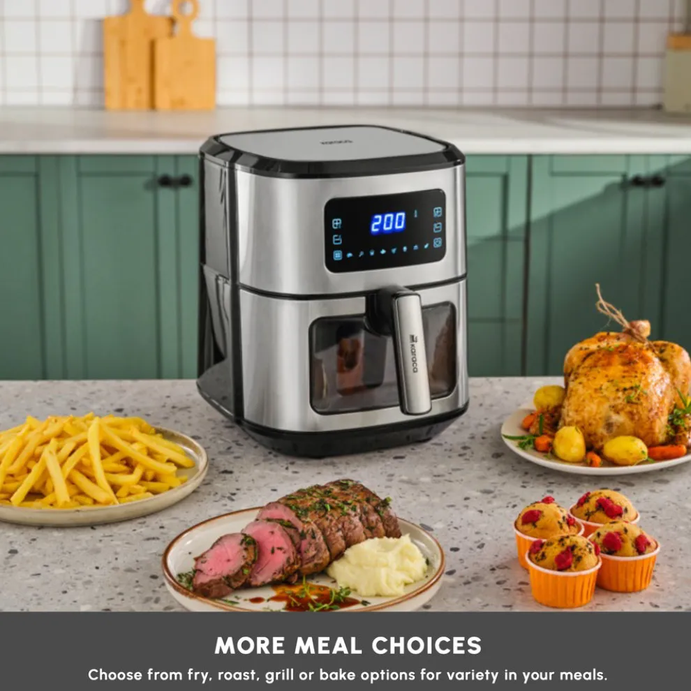 Karaca Multifry Air Fryer, 6,5L, 1700W, Inox