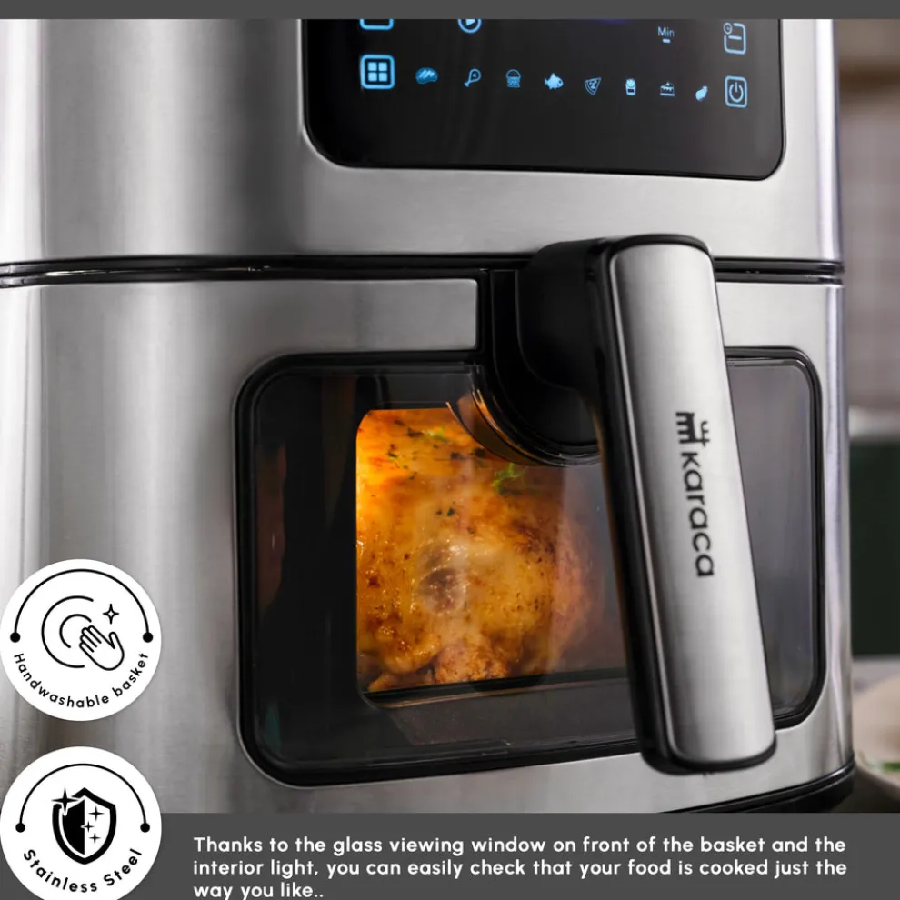 Karaca Multifry Air Fryer, 6,5L, 1700W, Inox
