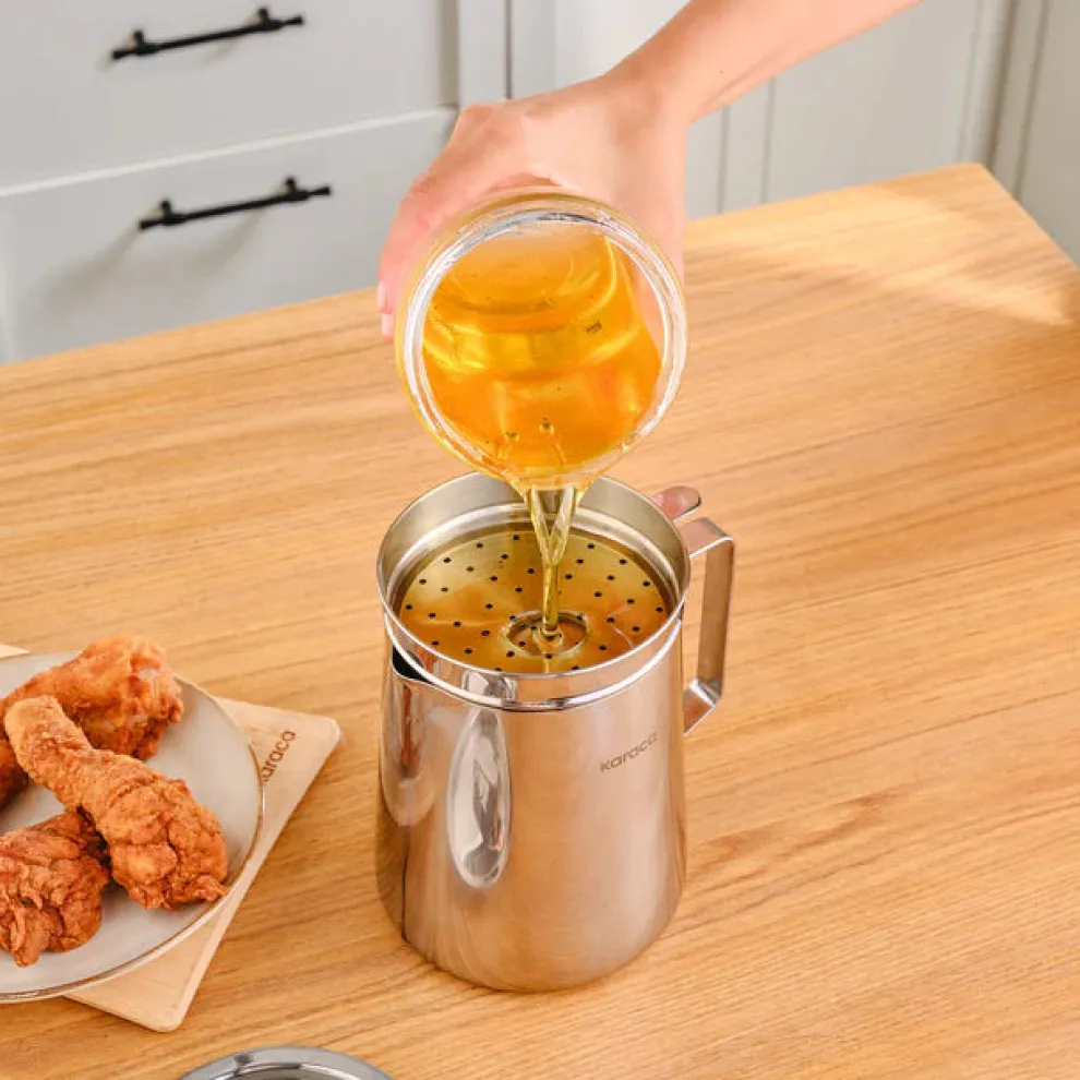 Karaca Mutfaksever Stainless Steel Frying Pot, 2L, Silver