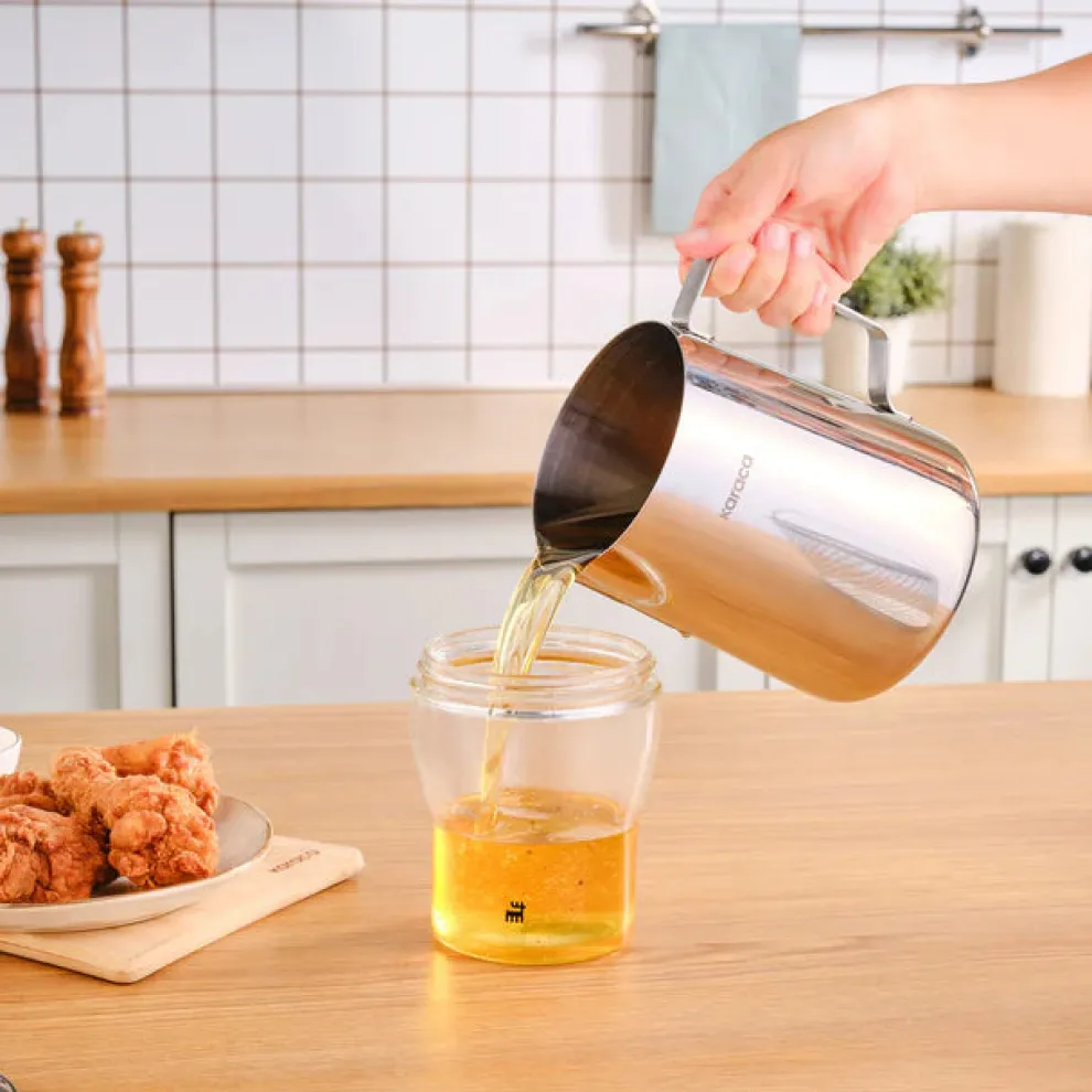 Karaca Mutfaksever Stainless Steel Frying Pot, 2L, Silver