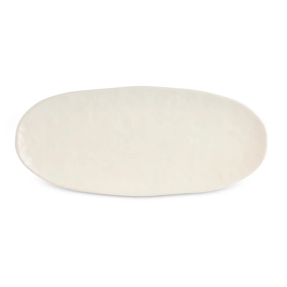 Karaca Nebula Stoneware Serving Platter, 33cm, Beige
