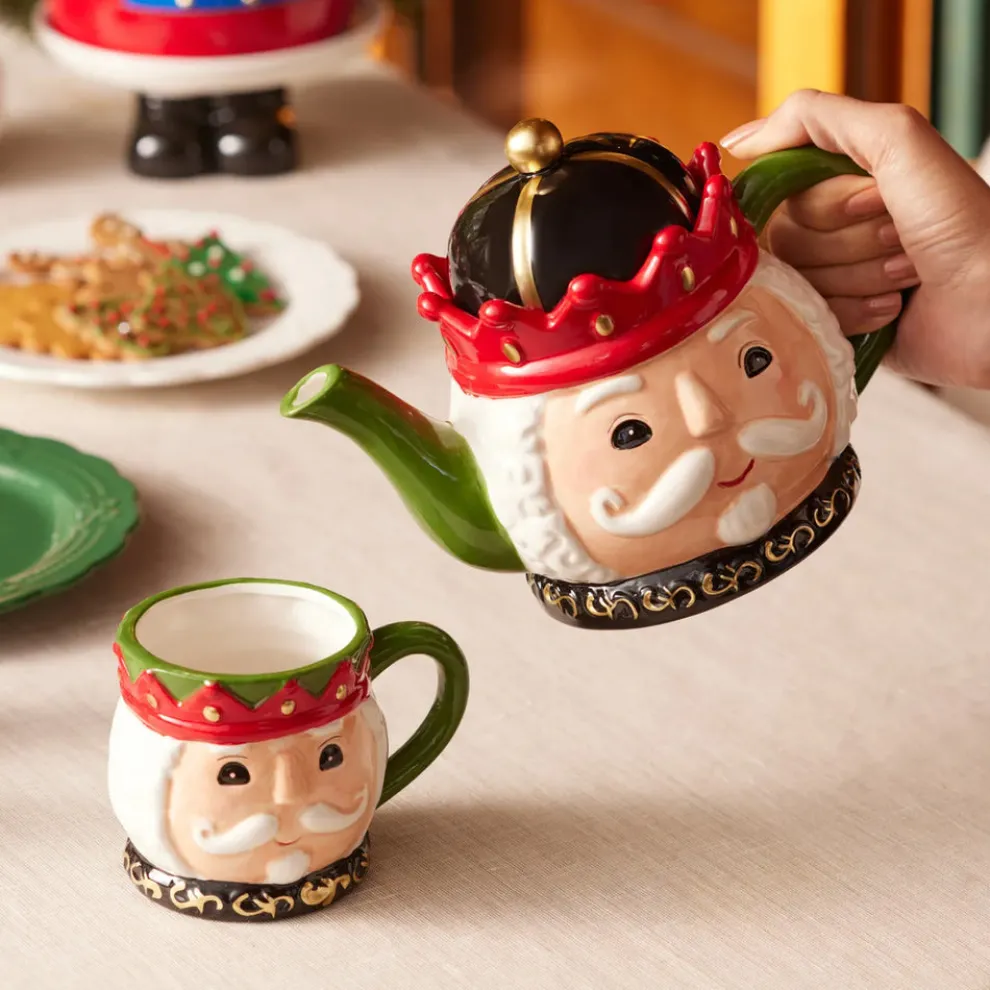 Karaca New Year Christmas Nutcracker Mug, 13cm, Multi