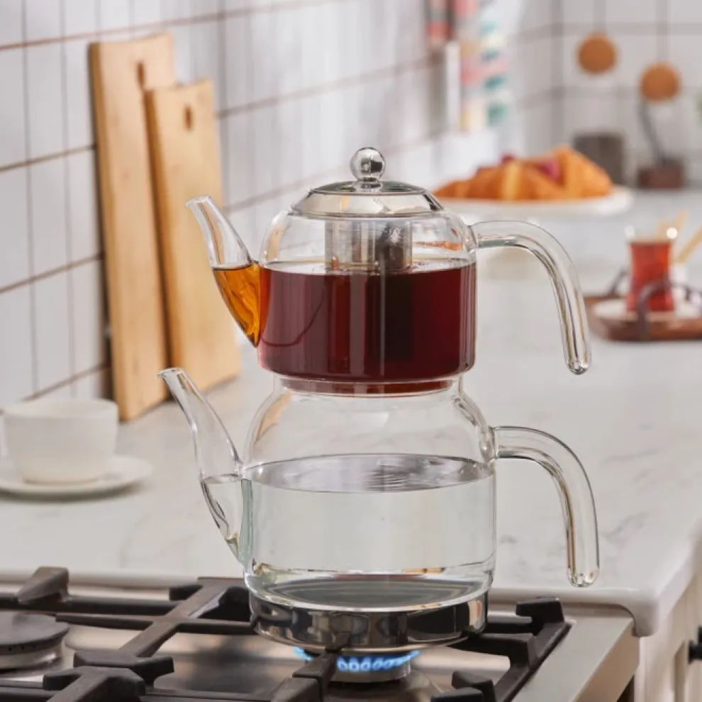 Karaca Panora Family-Size Glass Teapot