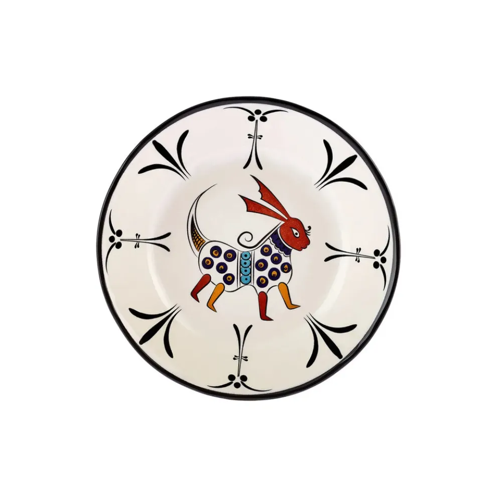 Karaca Paye Seljuk Collection Porcelain CerealSoup Bowl, 20cm, Black Multi