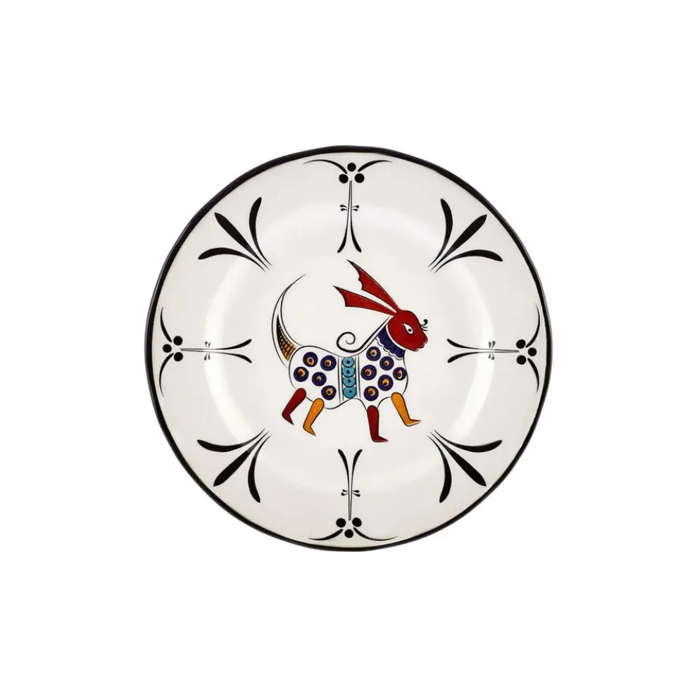 Karaca Paye Seljuk Collection Porcelain Side Plate, 16cm, Red Multi