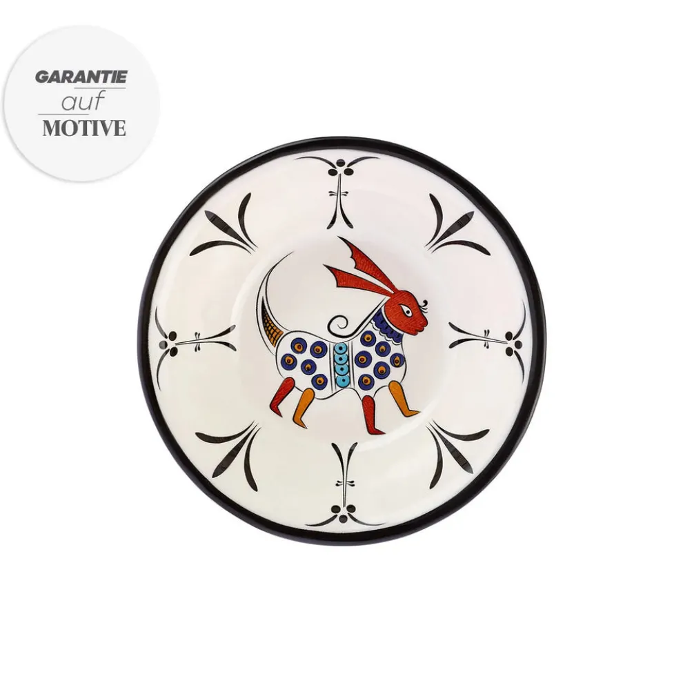 Karaca Paye Seljuk Collection Porcelain Bowl, 16cm, Black Multi