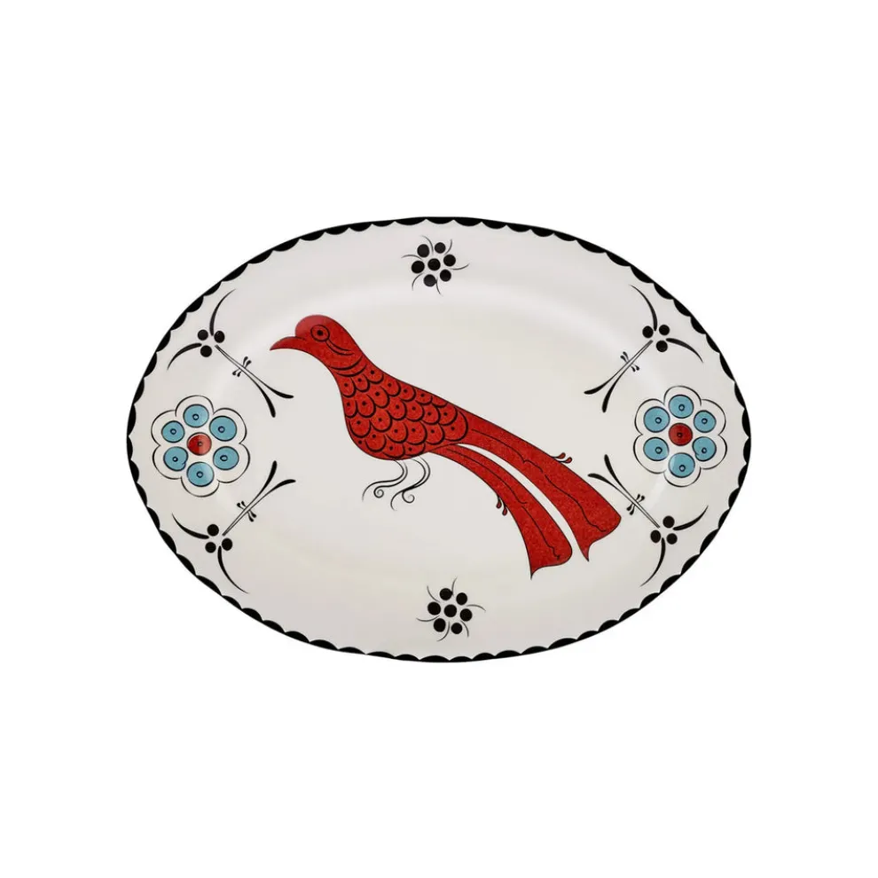 Karaca Paye Seljuk Collection Porcelain Serving Platter, 25cm, Multi