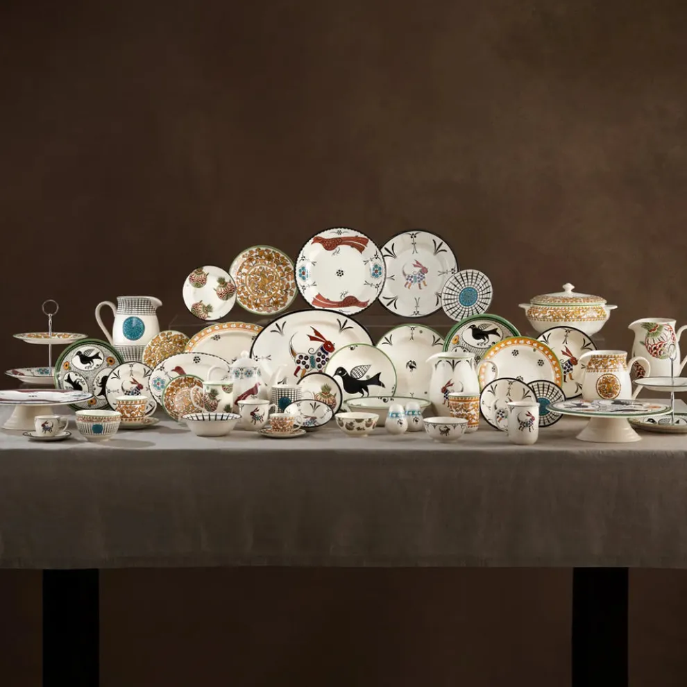 Karaca Paye Seljuk Collection Porcelain Serving Platter, 25cm, Multi