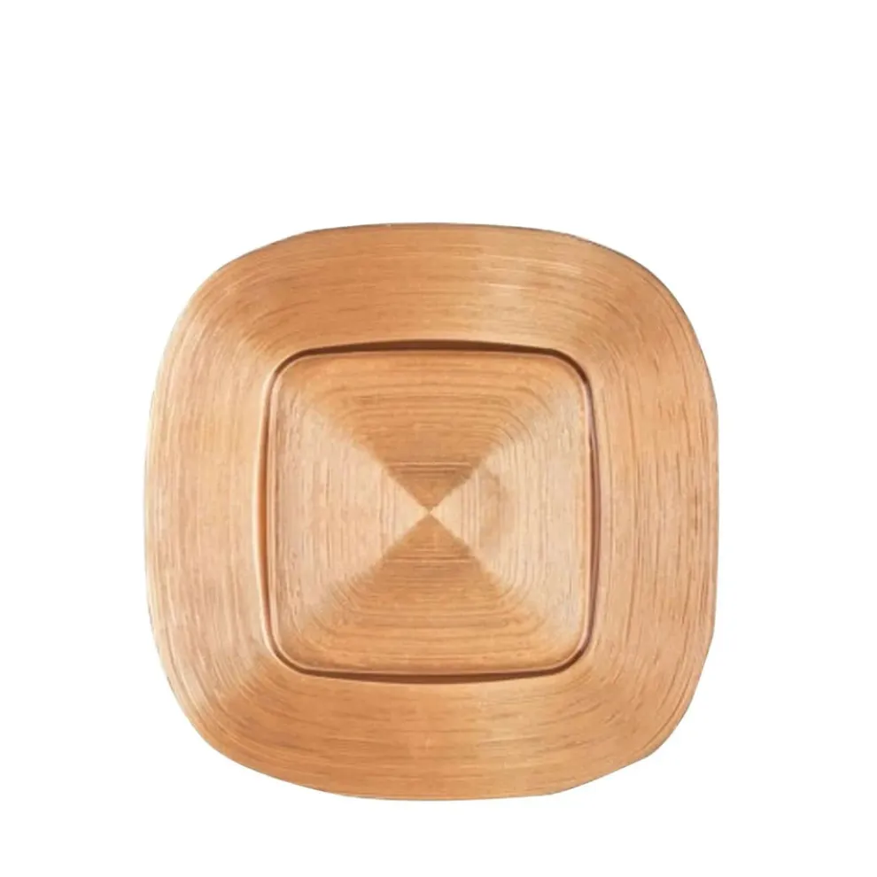 Karaca Premium Glass Charger Plate, 37cm, Gold