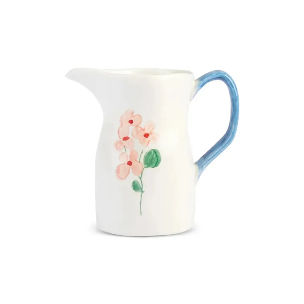 Karaca Primavera Stoneware Milk Jug, 150ml