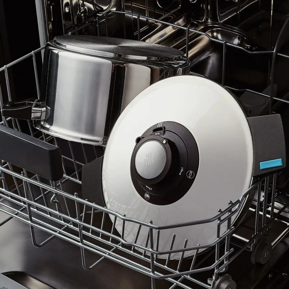 Karaca Quick and Safe Stainless Steel Induction Pressure Cooker, 7L, Black Silver