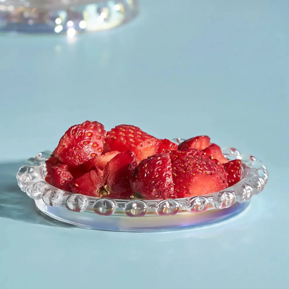 Karaca Rory Glass Snack Bowl, 9cm, Transparent