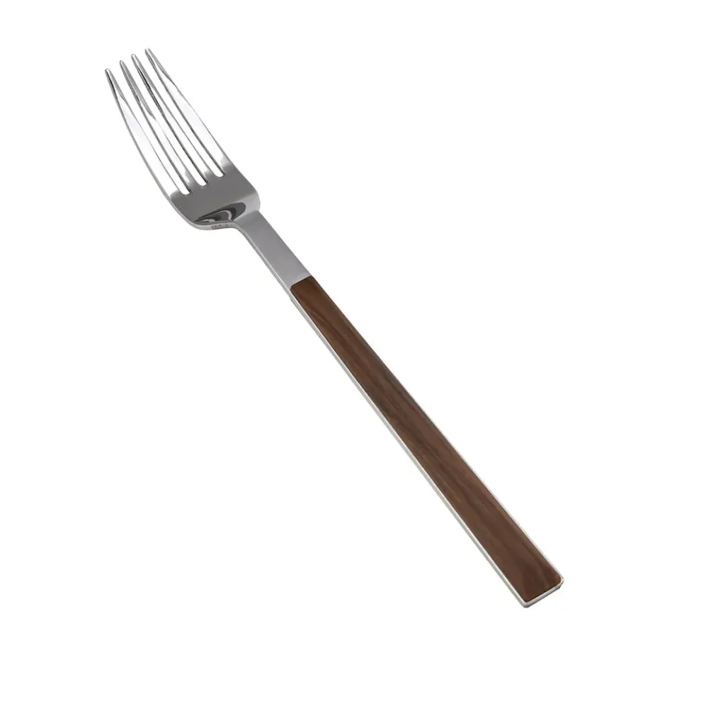 Karaca Salzburg Stainless Steel Dessert Fork, 16.2cm, Brown