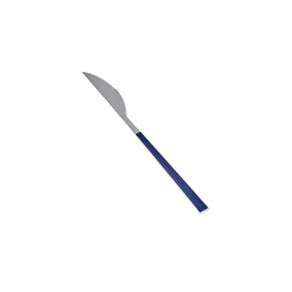 Karaca Salzburg Stainless Steel Table Knife, 22.5cm, Indigo Silver