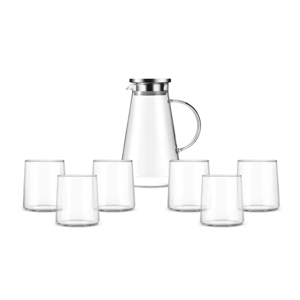 Karaca Serene 7-Piece Tumbler Glass Set, Transparent