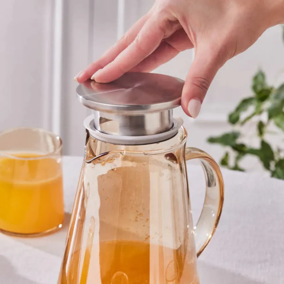 Karaca Serene 7-Piece Tumbler Glass Set, Amber