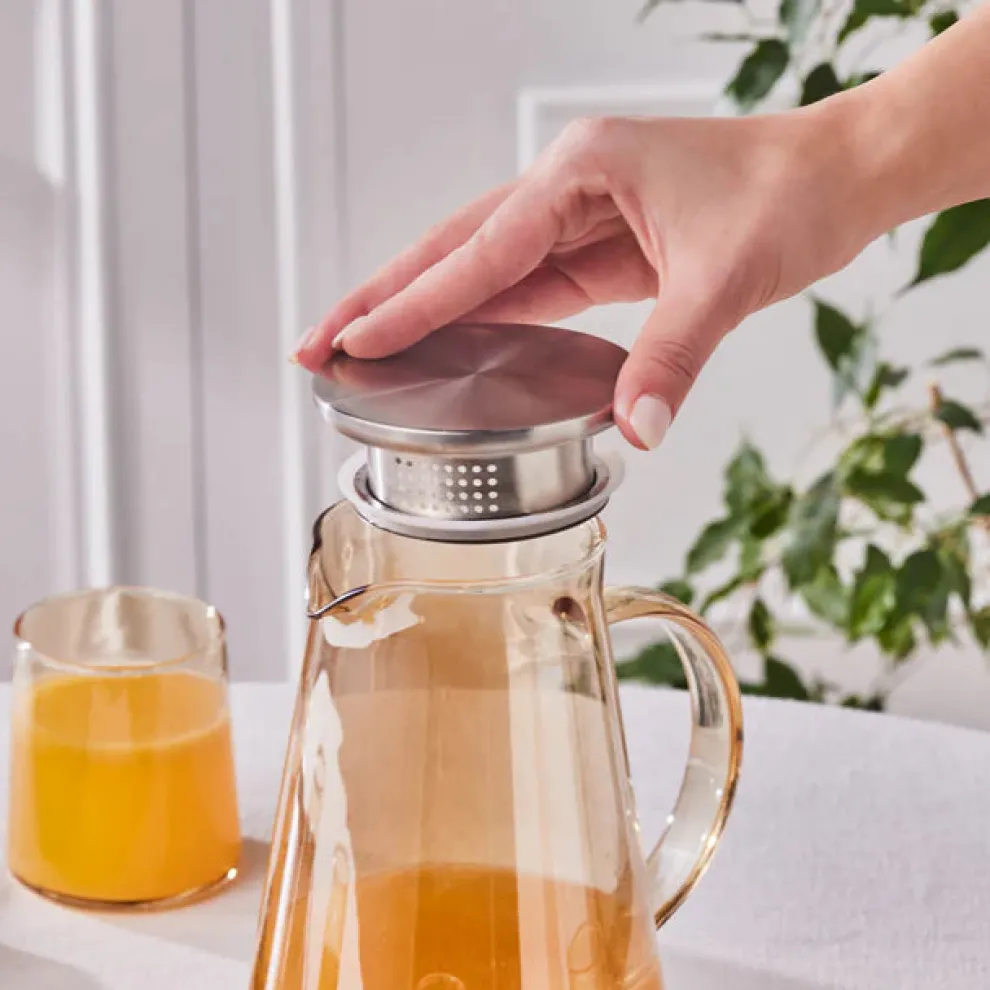 Karaca Serene 7-Piece Tumbler Glass Set, Amber