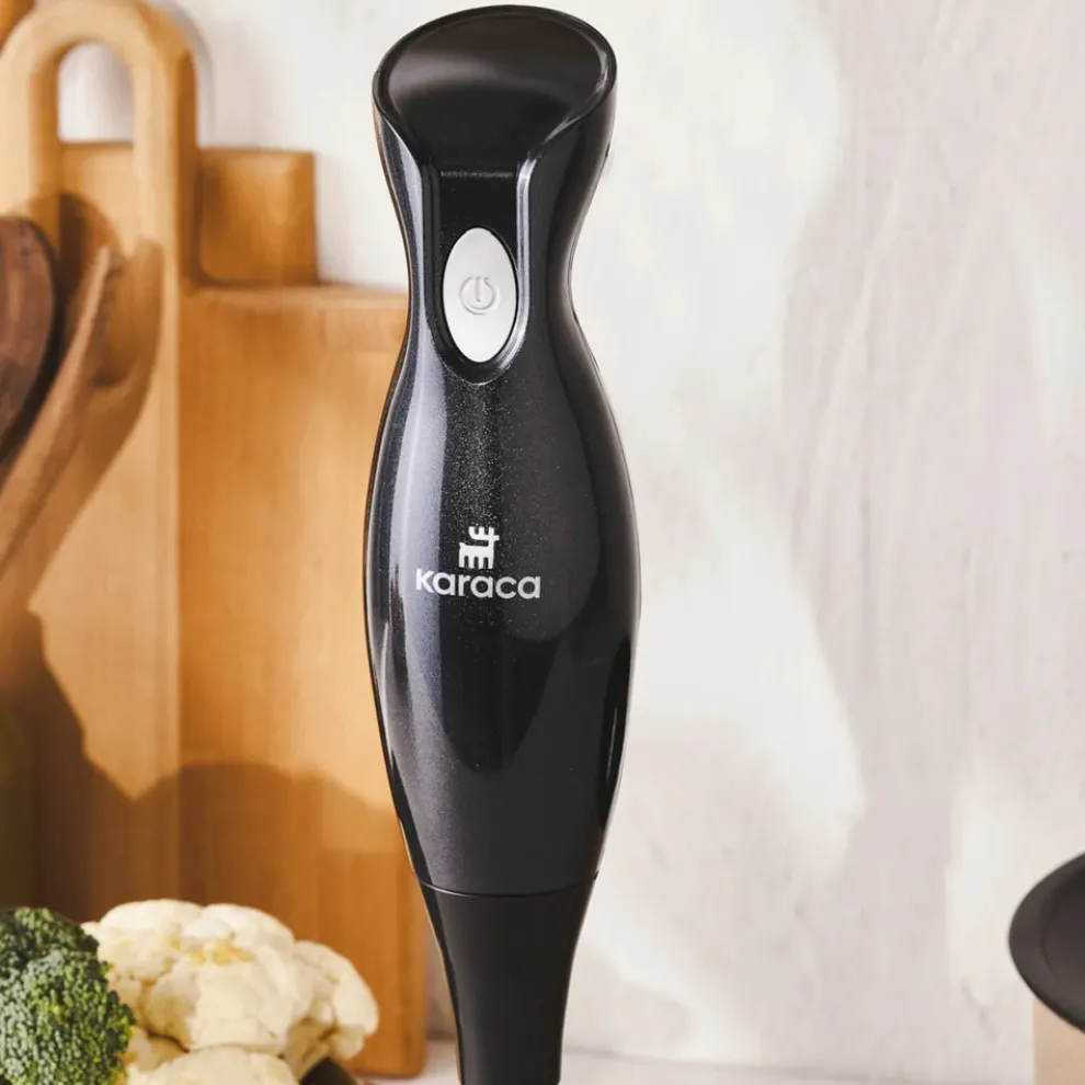 Karaca Shiny Hand Blender, 550W, Black