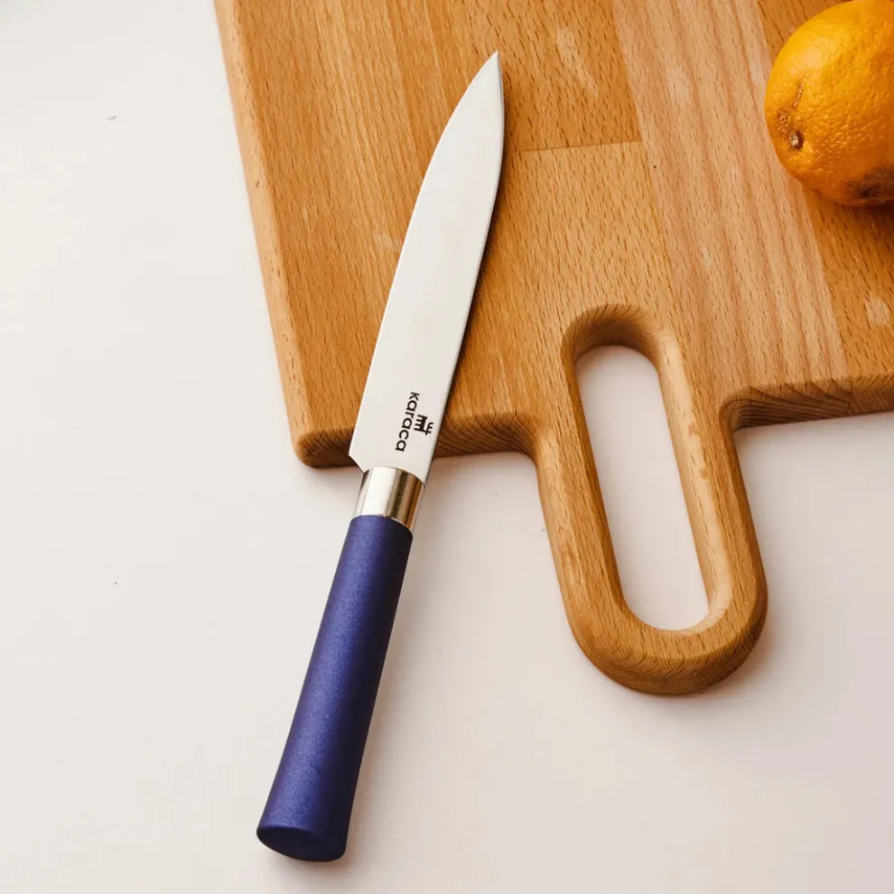 Karaca Skyfall Carving Knife, 30cm, Navy Blue