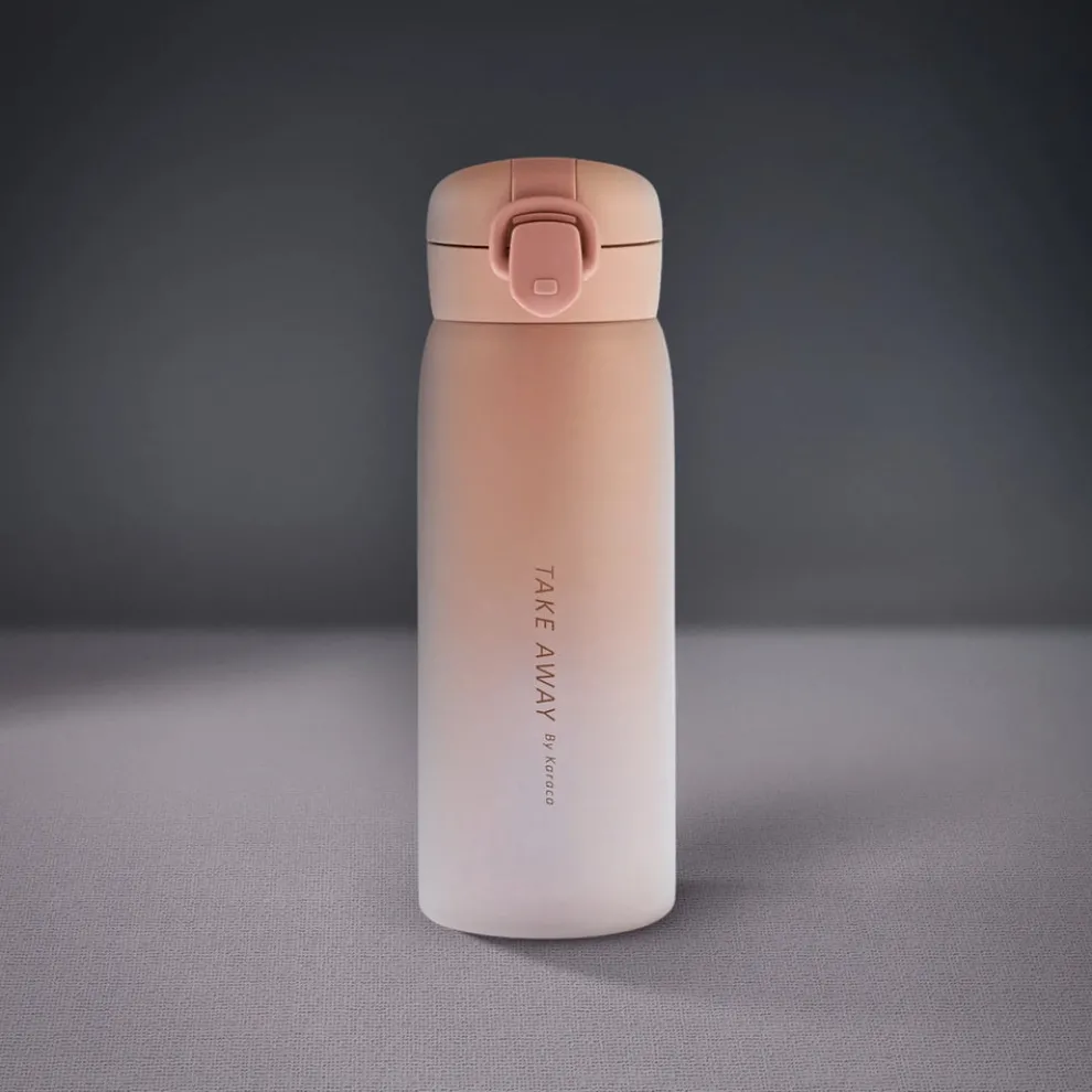 Karaca Skyfall Leak-Proof Stainless Steel Flask, 350ml, Pink