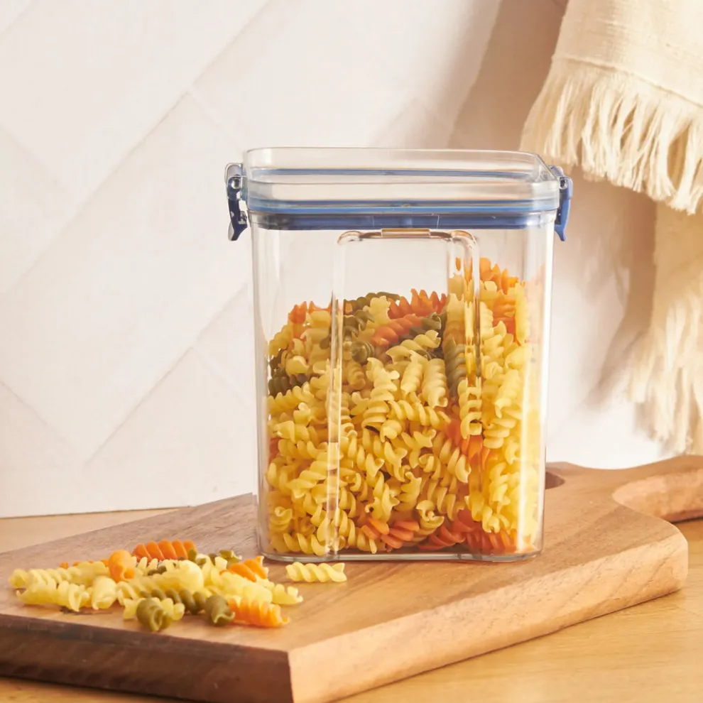 Karaca Solida Storage Container, 950ml, Blue Transparent