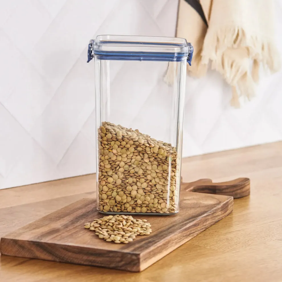 Karaca Solida Storage Container, 1300ml, Blue Transparent