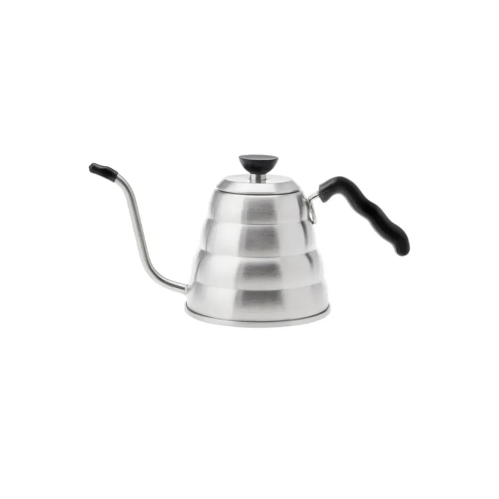 Karaca Stainless Steel Coffee Kettle, 1200ml, Silver Black