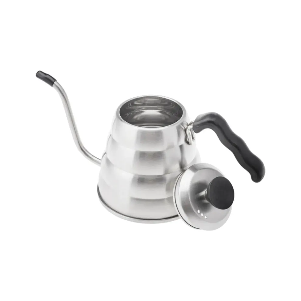 Karaca Stainless Steel Coffee Kettle, 1200ml, Silver Black