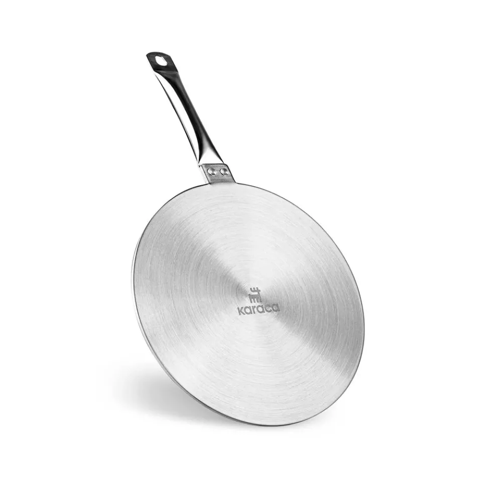 Karaca Stainless Steel Induction Hob Plate Adapter, 23.5cm, Grey