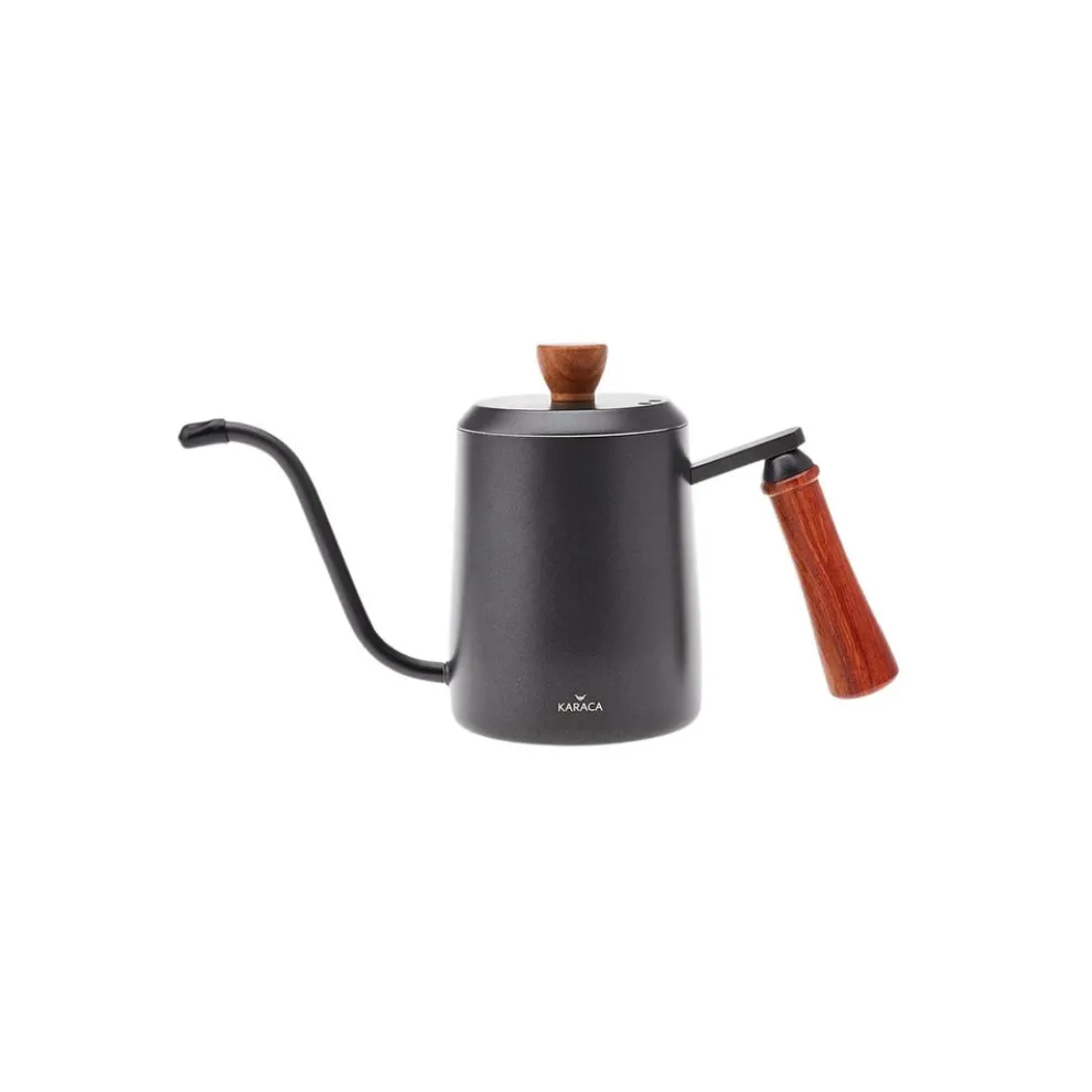 Karaca Stainless Steel Coffee Kettle, 600ml, Black Chestnut