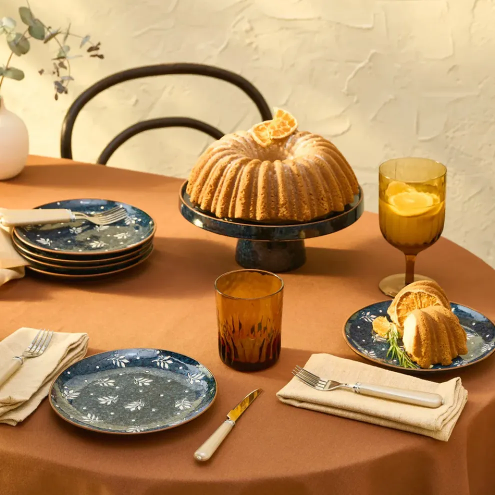 Karaca Sven 7-Piece Stoneware Serveware Set for 6 People, Multi