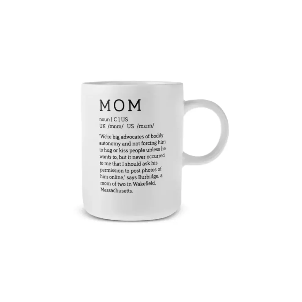 Karaca Tomris Mom Mug, 370 ml, White
